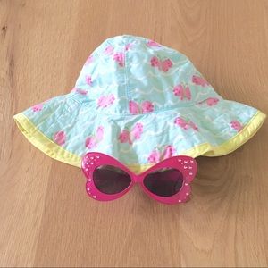 Pottery Barn Kids Butterfly Hat& Sunglasses🦋💕